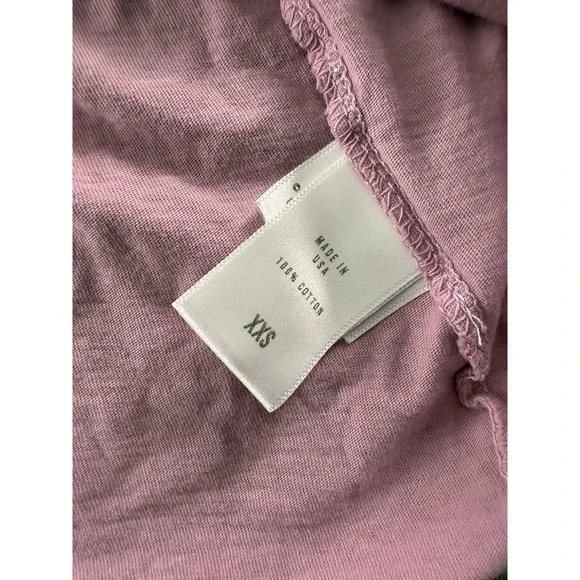 Def Leppard Adrenalize Tee Womens XXS Pink Letluv Anthropologie Band Shirt Crop - Picture 7 of 8